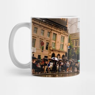 Citylife in the Rain Mug